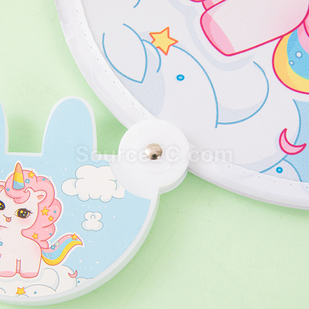 Customization Rabbit Folding Advertising Fan Promotional Products