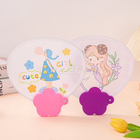 Customization Flower Folding Advertising Fan Promotional Products