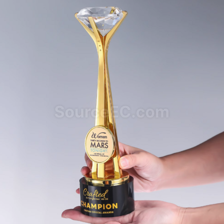 Customization Diamond Metal Trophy Promotional Products
