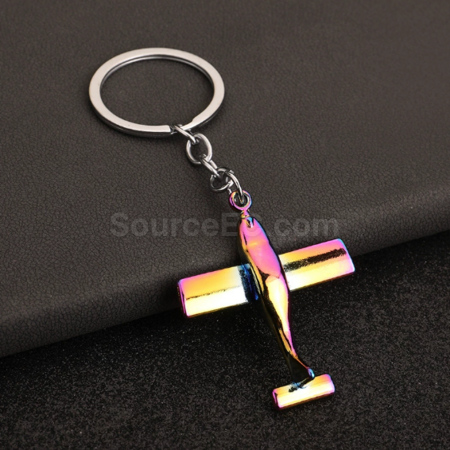 Customization 3D model airplane keychain Promotional Products