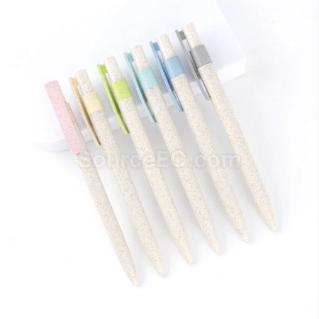 Customization Wheat straw pen Promotional Products