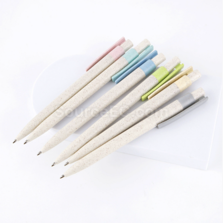 Customization Wheat straw pen Promotional Products