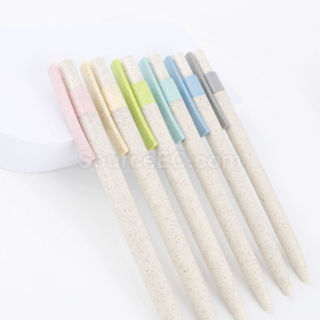 Customization Wheat straw pen Promotional Products