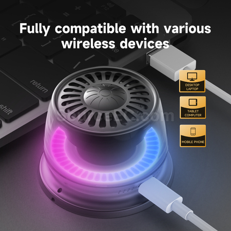 Customization 2 - in - 1 Magnetic Wireless Bluetooth Speaker Promotional Products