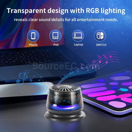 Customization 2 - in - 1 Magnetic Wireless Bluetooth Speaker Promotional Products