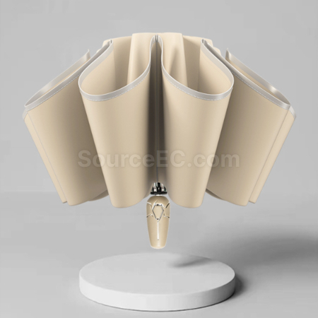 Customization Eggshell Handle Fully Automatic Folding Umbrella Promotional Products