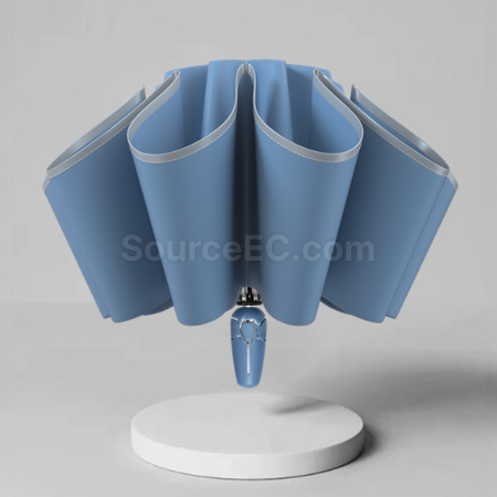 Customization Eggshell Handle Fully Automatic Folding Umbrella Promotional Products
