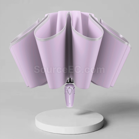 Customization Eggshell Handle Fully Automatic Folding Umbrella Promotional Products