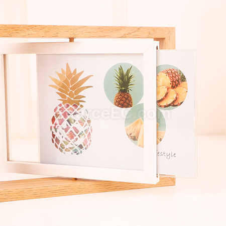 Customization Rotating Wooden Photo Frame Promotional Products