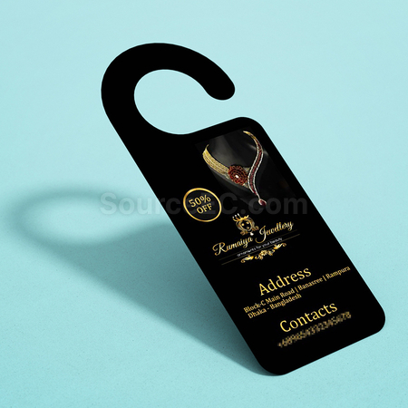 Customization Custom Door Hanging Advertising Sign Promotional Products
