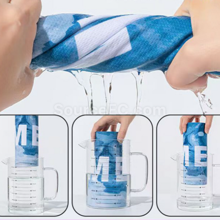 Customization Printed Cool Quick Dry Sports Towel Promotional Products