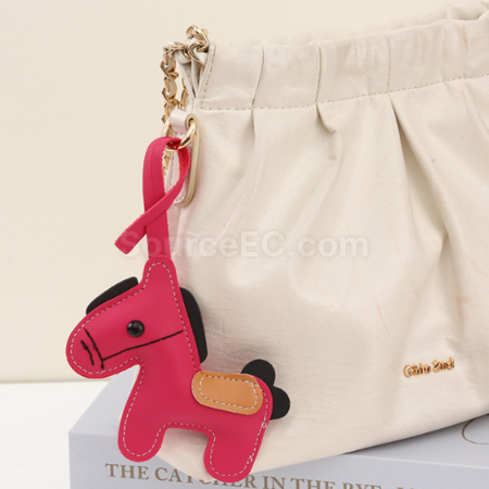 Customization PU Leather Pony Pendant Promotional Products