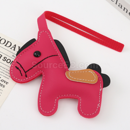 Customization PU Leather Pony Pendant Promotional Products