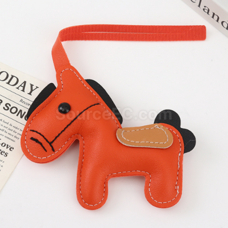 Customization PU Leather Pony Pendant Promotional Products
