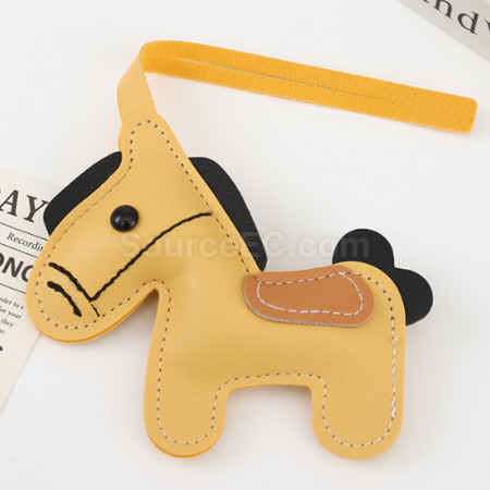 Customization PU Leather Pony Pendant Promotional Products