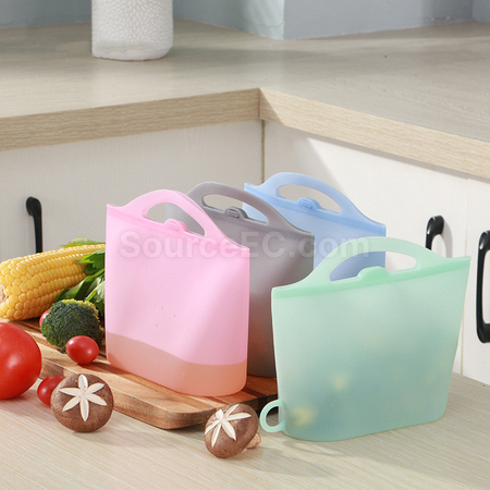 Customization Food Grade Silicone Fresh-Keeping Bag Promotional Products