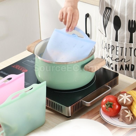 Customization Food Grade Silicone Fresh-Keeping Bag Promotional Products