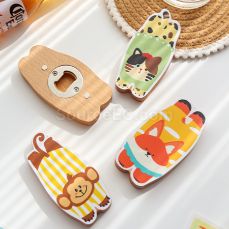 Customization Magnetic refrigerator sticker bottle opener Promotional Products