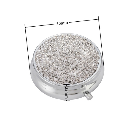 Customization Mini stainless steel pill box Promotional Products
