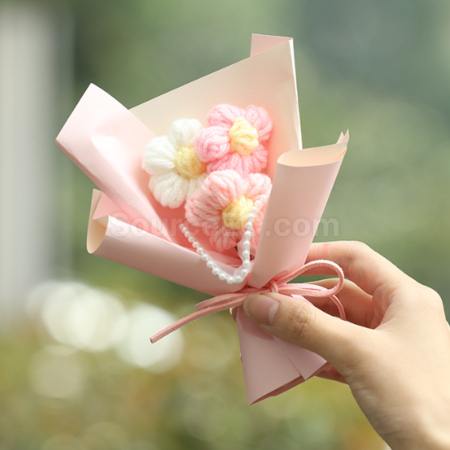 Customization Graduation season gift knitted bouquet Promotional Products