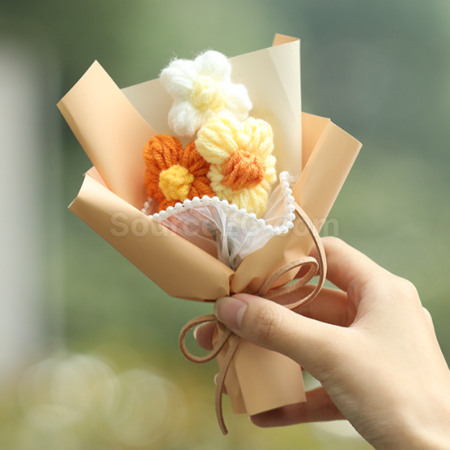 Customization Graduation season gift knitted bouquet Promotional Products