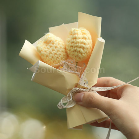 Customization Graduation season gift knitted bouquet Promotional Products