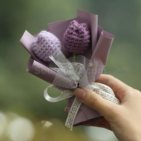 Customization Graduation season gift knitted bouquet Promotional Products