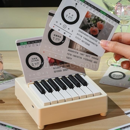 Customization Mini Piano Calendar Desktop Ornament Promotional Products