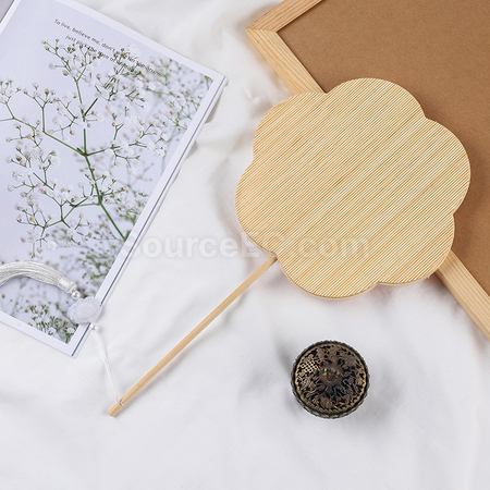 Customization Bamboo Woven Fan Promotional Products