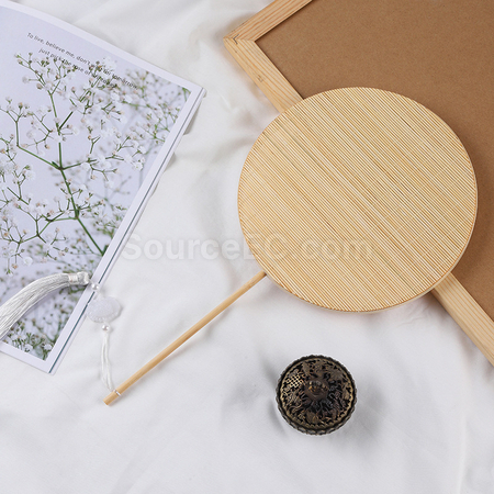 Customization Bamboo Woven Fan Promotional Products