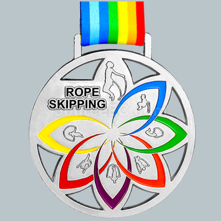 Customization Rope Skipping Metal Medal Promotional Products