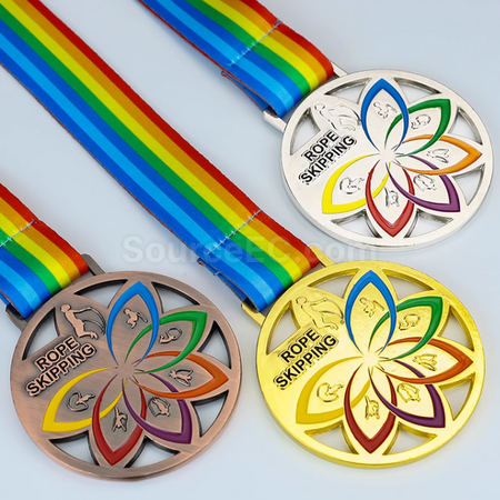 Customization Rope Skipping Metal Medal Promotional Products