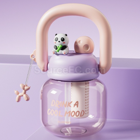 Plastic Cup With A Large Belly And A Handle