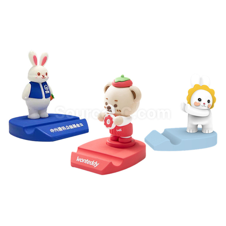 Customization Customizable PVC Figure Phone Holder Promotional Products