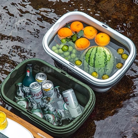 Customization Multifunctional Portable Table Basket With Cutlery Storage Box Promotional Products