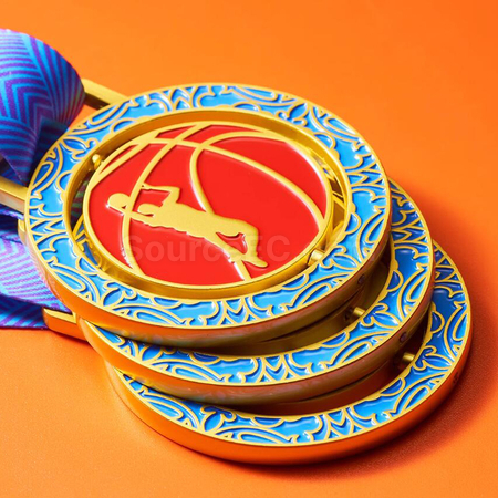 Customization Basketball Metal Medal Promotional Products