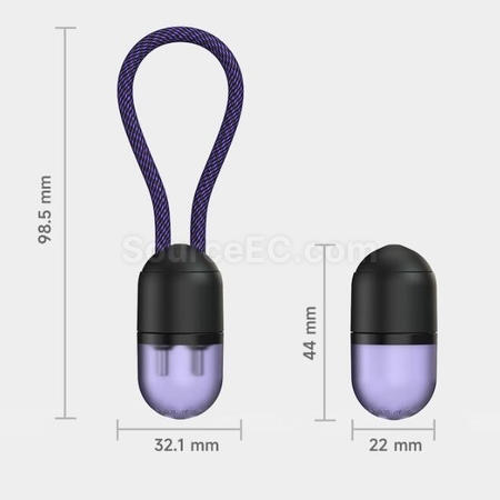 Customization 240W Mini Capsule Soft Braided Fast Charging Cable Promotional Products