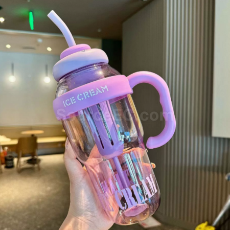 Customization 1300ml Plastic large-bellied water bottle Promotional Products