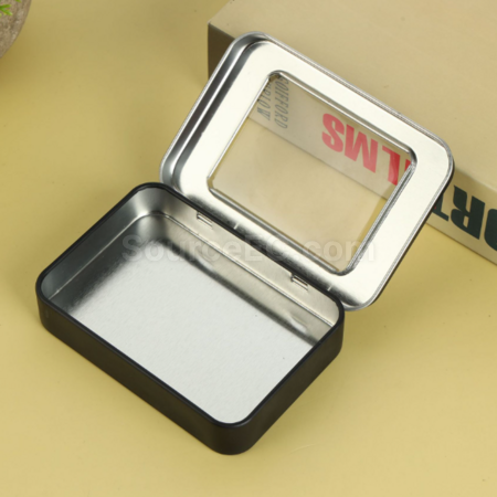 Customization Square tin boxes with or without windows Promotional Products