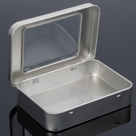 Customization Square tin boxes with or without windows Promotional Products