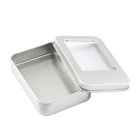 Customization Square tin boxes with or without windows Promotional Products