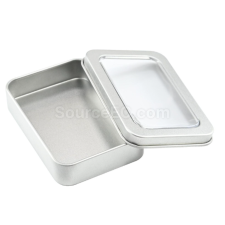 Customization Square tin boxes with or without windows Promotional Products