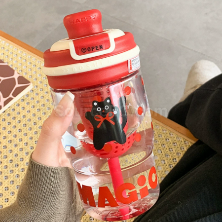 Customization Tritan Cute straw water cup Promotional Products