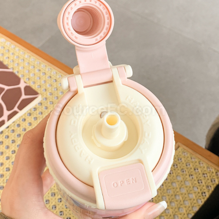 Customization Tritan Cute straw water cup Promotional Products