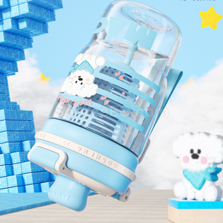 Customization Tritan Cute straw water cup Promotional Products