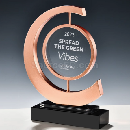 Customization Rotatable Crystal Trophy Promotional Products