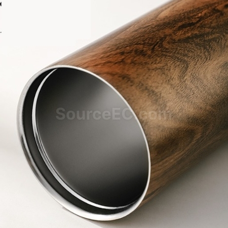Customization Wood Grain Portable Thermos Cup Promotional Products
