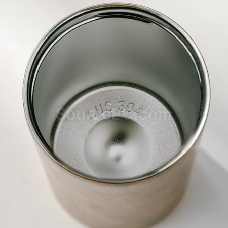 Customization Wood Grain Portable Thermos Cup Promotional Products