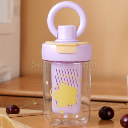 Customization Large Capacity Ring Straw Cup Promotional Products