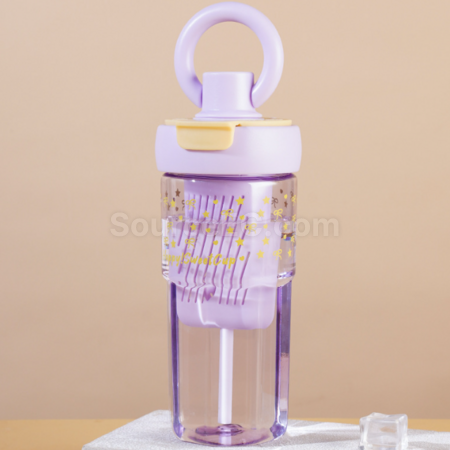 Customization Large Capacity Ring Straw Cup Promotional Products